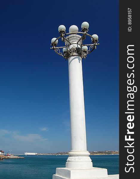 Sebastopol,Crimea,Ukraine. Lantern near Sebastopol harbour