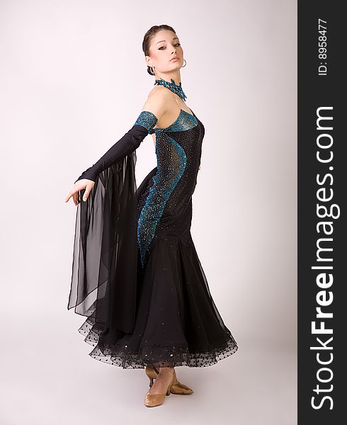 Professional Dancer Girl In Beautiful Dress