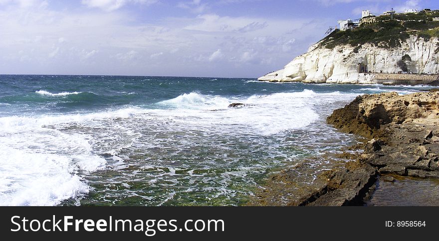 Ocean reef scenery