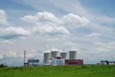 Nuclear Power Plant Royalty Free Stock Photo