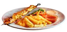 Chicken Kebab Royalty Free Stock Image Chicken Kebab Royalty Free Stock Image