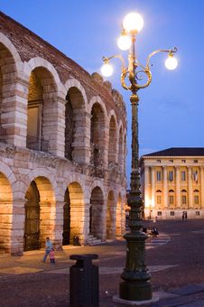 Roman Amphitheater Royalty Free Stock Image Roman Amphitheater Royalty Free Stock Image