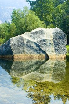 Reflected Rock Stock Photos