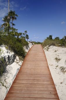 Walkway To The Beach Stock Images Walkway To The Beach Stock Images