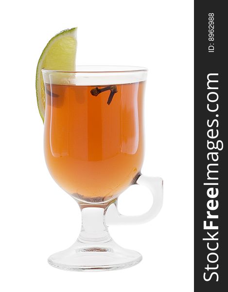 Cocktail on white  background isolated