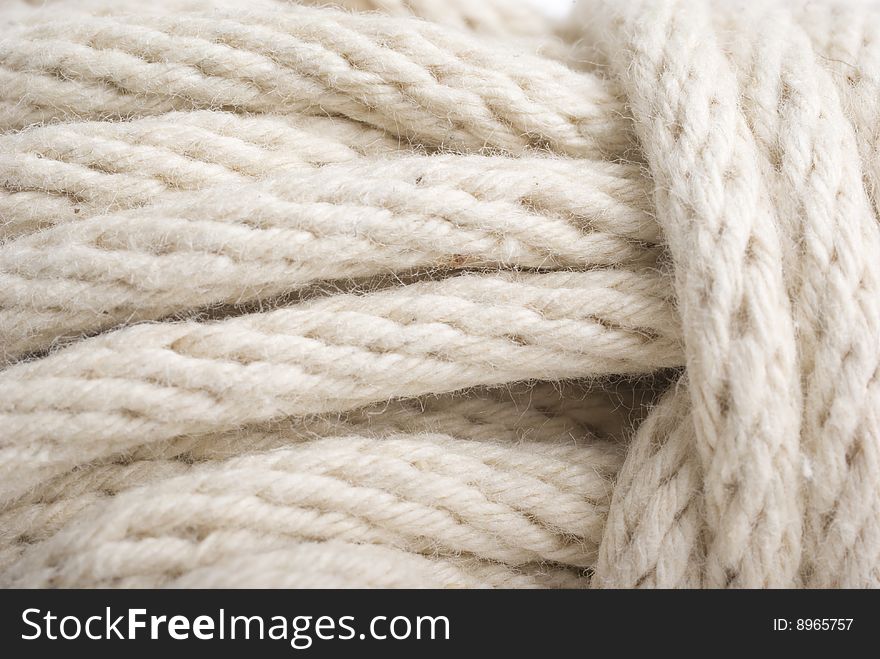 Close up or macro of rope.  abstract textured background. Close up or macro of rope.  abstract textured background