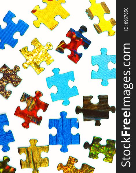 Pieces of puzzle