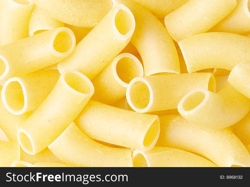 Texture of raw pasta. italian food image