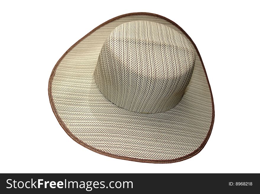 Caribbean hat on white background, isolated image