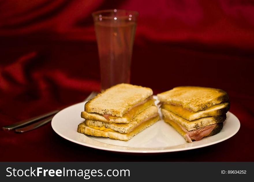Food of gods, Feared by vegetarians, Bringer of life, Destroyer of hangovers I give your the mighty ham and cheese sandwich.