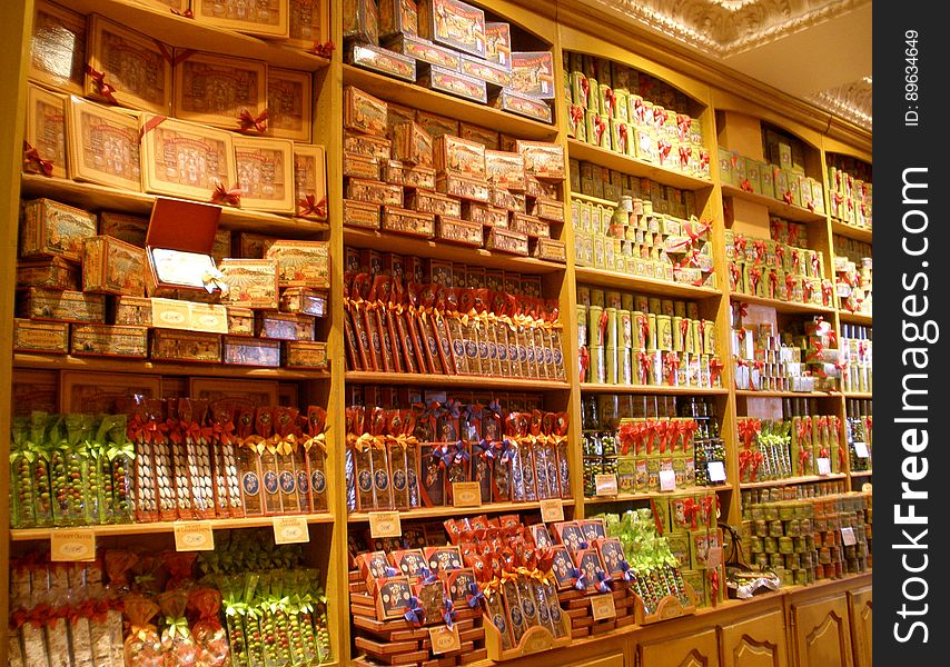 candy, biscuits, pastries... heaven. At a candy store in Camargue &#x28;france&#x29;. candy, biscuits, pastries... heaven. At a candy store in Camargue &#x28;france&#x29;.