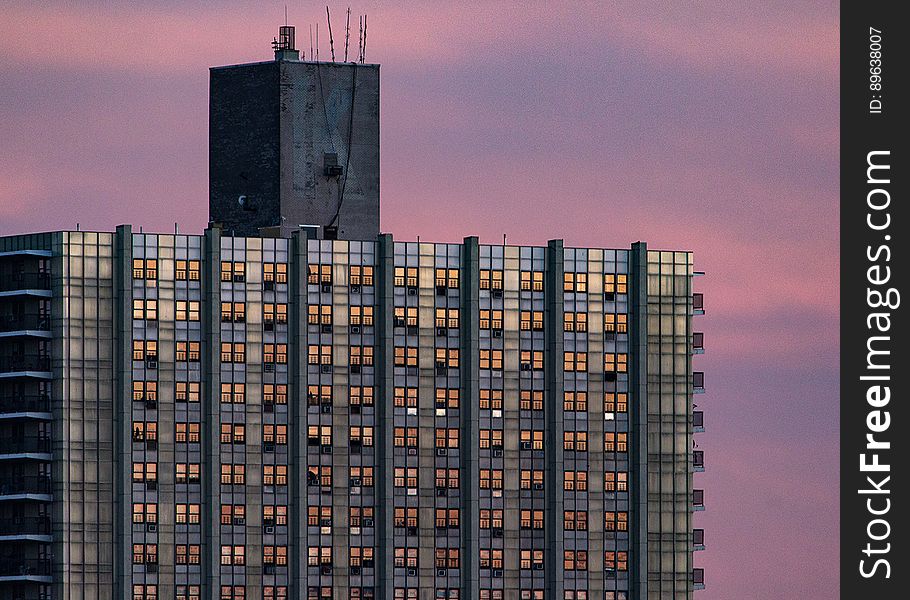 Grey Glass Building