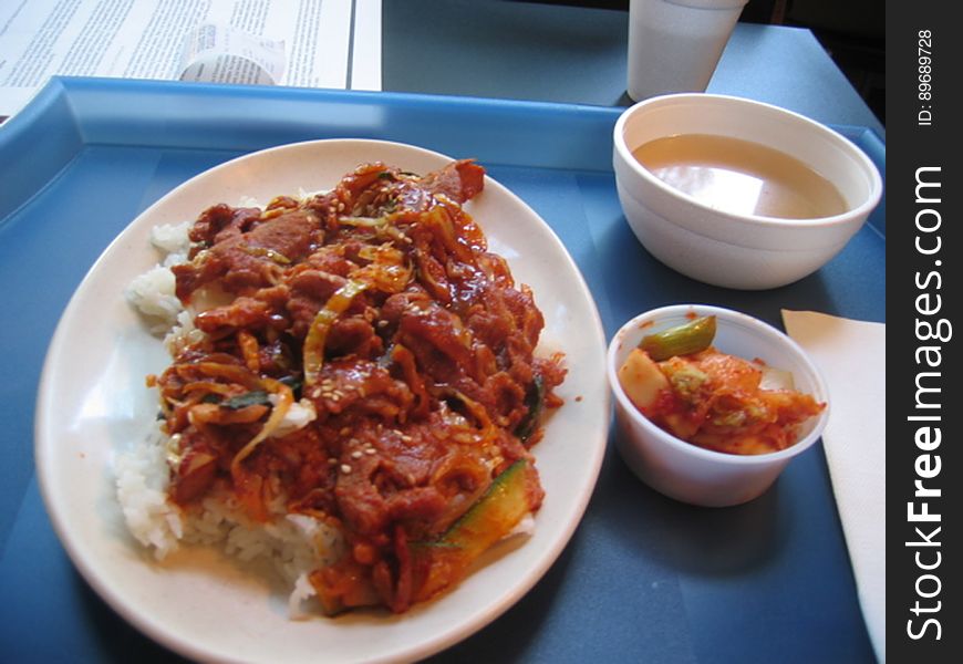 Spicy Pork at Kimbob & Ramyun