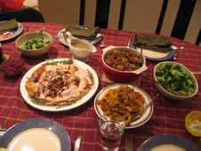 Free Sun10Oct2004Food - Thanksgiving Dinner 2004 - 9 Stock Photos - 89690803