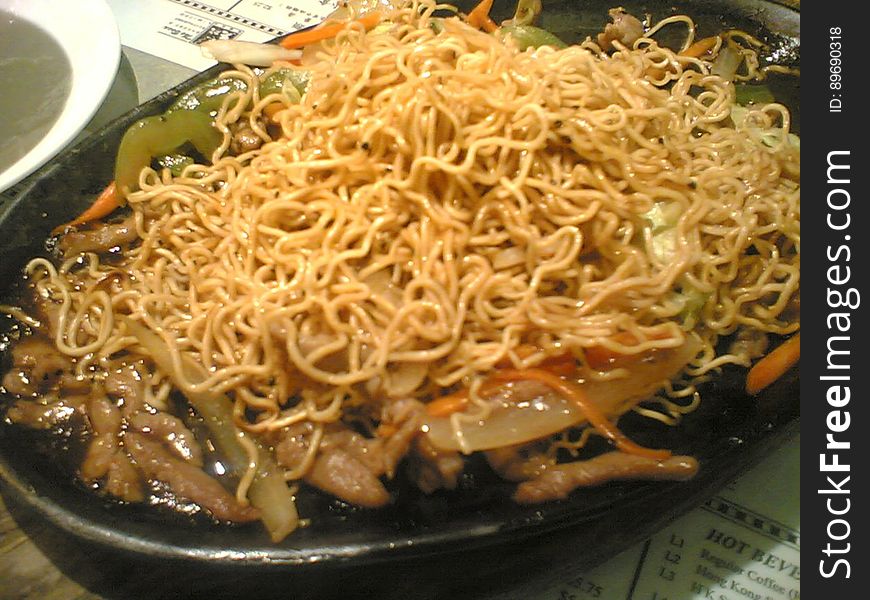 Pepper Beef Noodles At The Boss