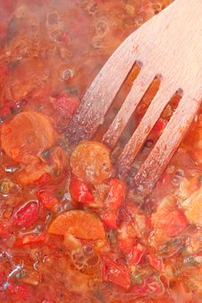 Cooking Vegetables For Stew Stock Photography Cooking Vegetables For Stew Stock Photography