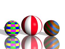 Coloured 3d Balls Stock Photos Coloured 3d Balls Stock Photos