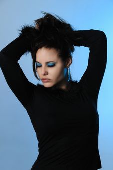 Beauty With Make Up Royalty Free Stock Photo Beauty With Make Up Royalty Free Stock Photo