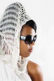 African Beauty Wearing Sunglasses Stock Image African Beauty Wearing Sunglasses Stock Image