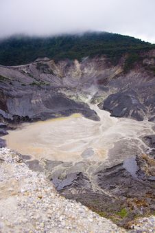 Fume Of Crater Royalty Free Stock Photo Fume Of Crater Royalty Free Stock Photo