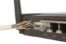 Connector And Cable Internet Stock Photos Connector And Cable Internet Stock Photos