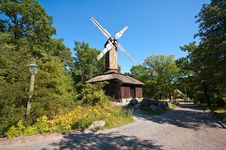 Old Wooden Windmill Royalty Free Stock Images Old Wooden Windmill Royalty Free Stock Images