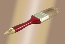 Paint Brush Gold Royalty Free Stock Image Paint Brush Gold Royalty Free Stock Image
