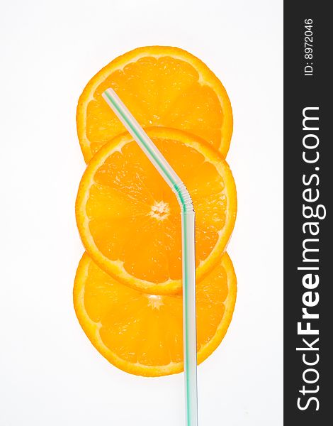 Three Orange Slices