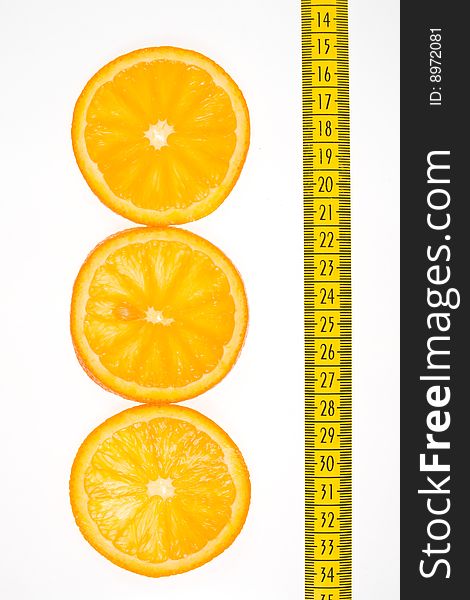 Three Orange Slices