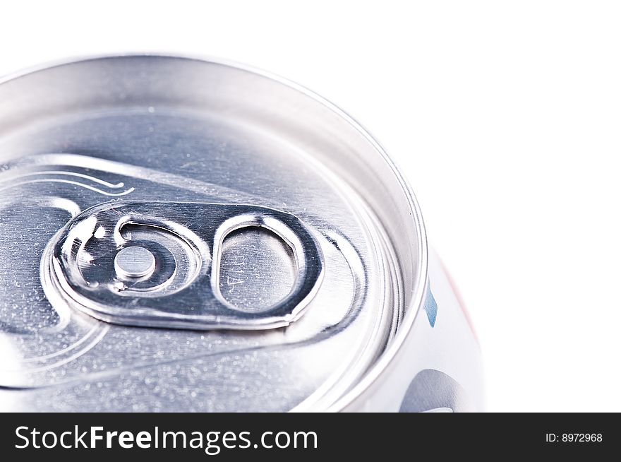 Aluminum can of soft drink