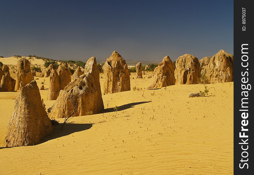 Pinnacles desert in western australia