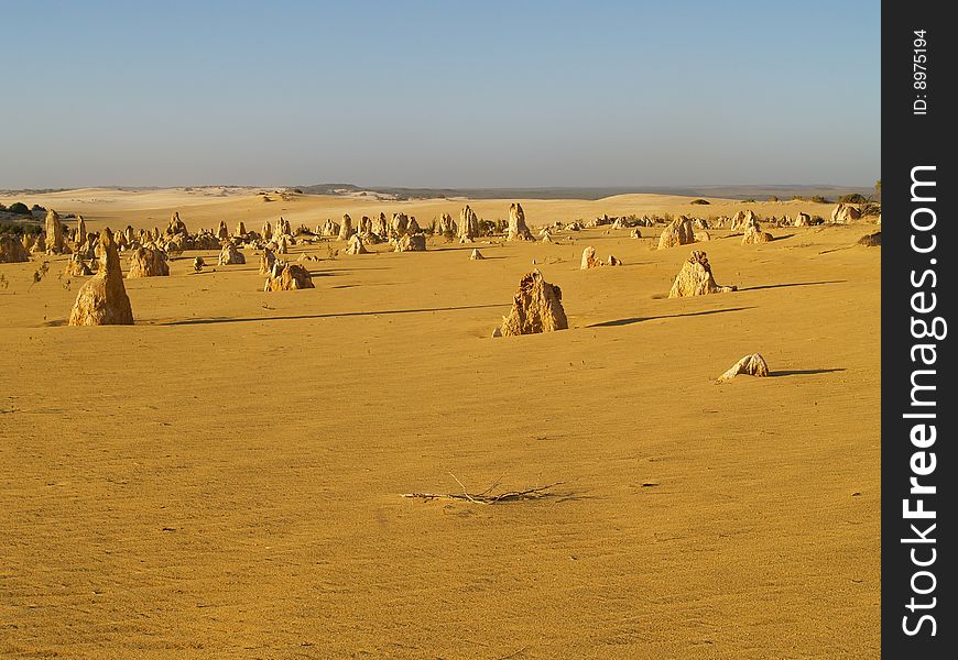 Pinnacles desert in western australia