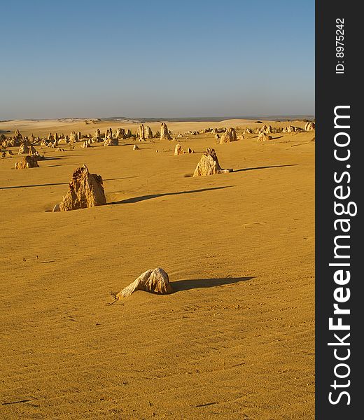 Pinnacles desert in western australia