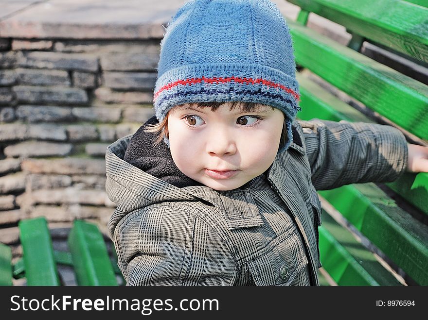 Boy On A Bench