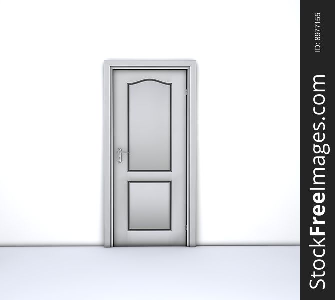 Plain door for a residence or business. Plain door for a residence or business