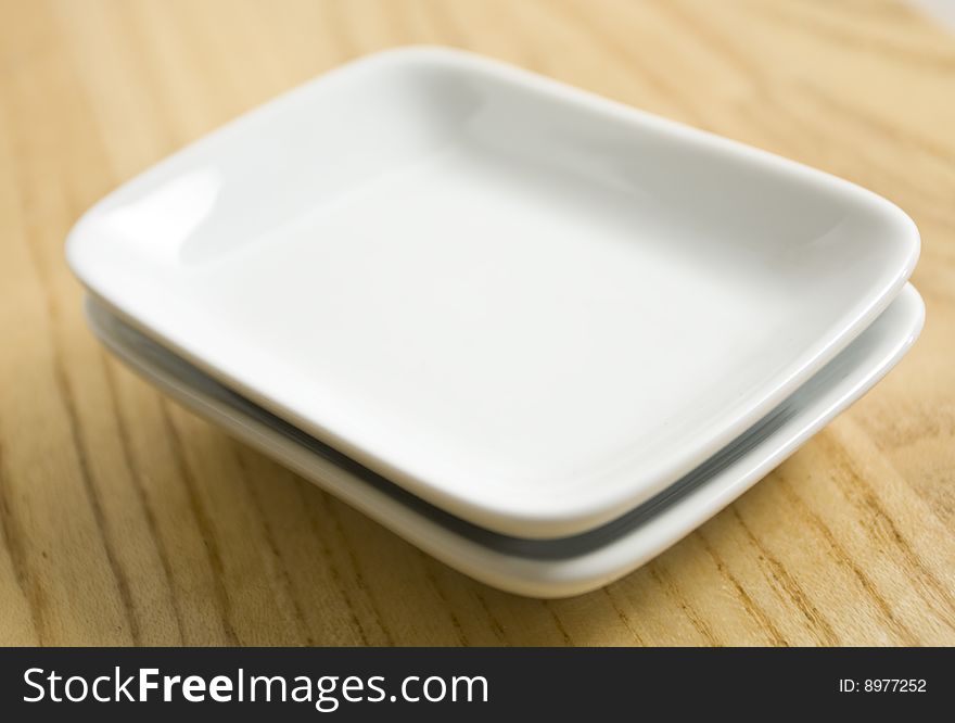 This is a white plate.