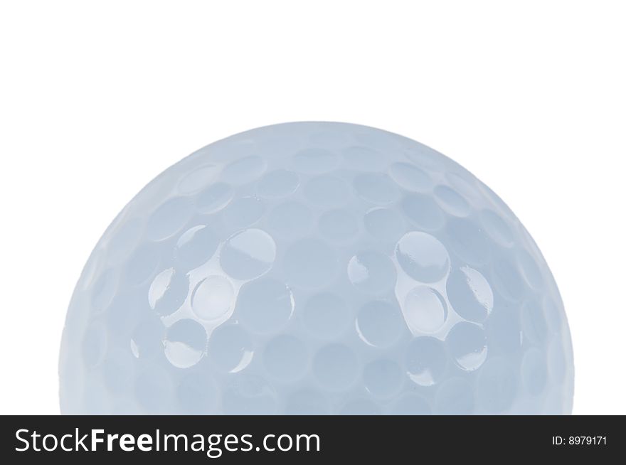 Golf Equipments isolated white background