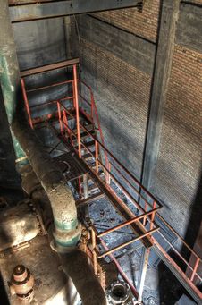 Industrial Stair Royalty Free Stock Image Industrial Stair Royalty Free Stock Image