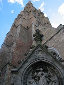 Church Bruges Royalty Free Stock Images Church Bruges Royalty Free Stock Images