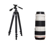 Tripod And Objective Royalty Free Stock Image