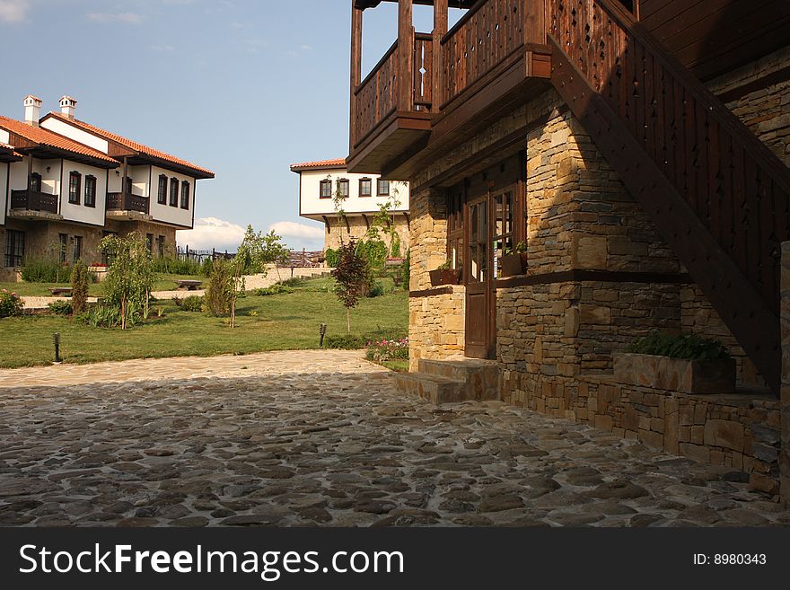 Old Bulgarian village with big wine cellar
in Medovo