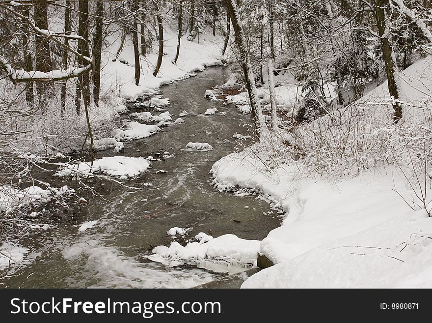 Winter river