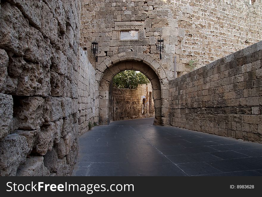 Medieval Gate, Rhodes, Greece