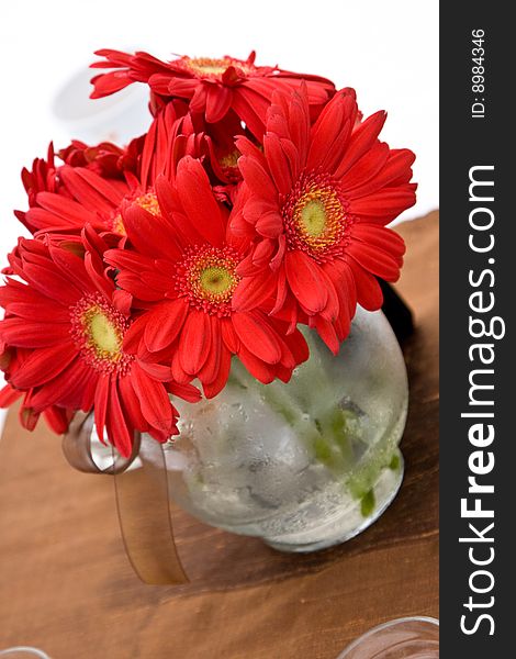 Flower arrangement on a table