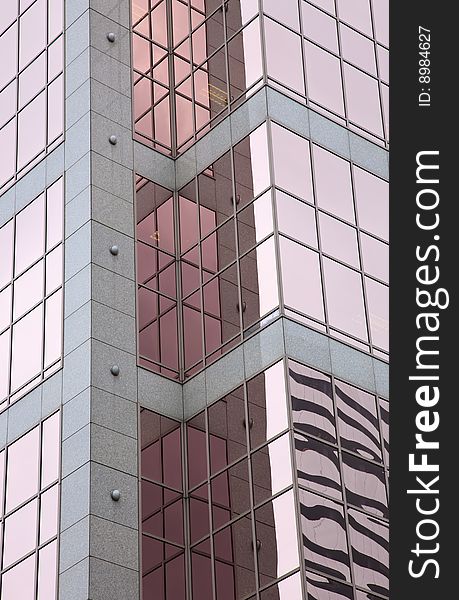 Abstract angles of modern office buildings. Abstract angles of modern office buildings