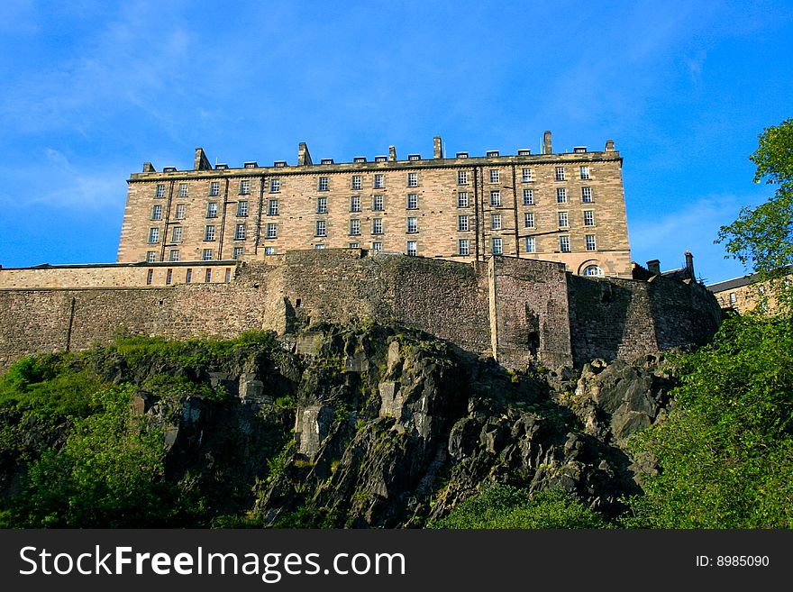Old castle of Edinburgh Scotland. Old castle of Edinburgh Scotland