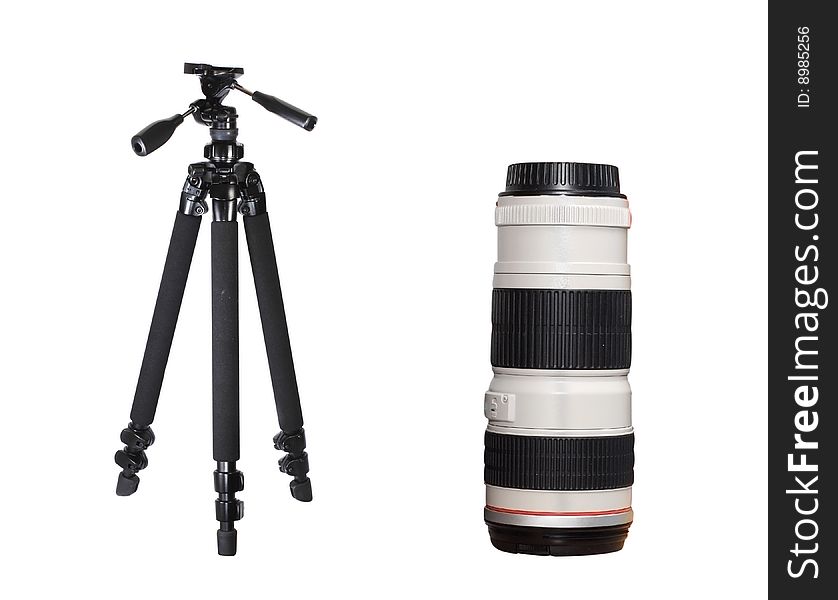 Tripod and objective