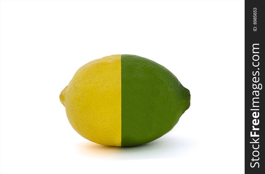 Lemon and lime merged into one. Lemon and lime merged into one