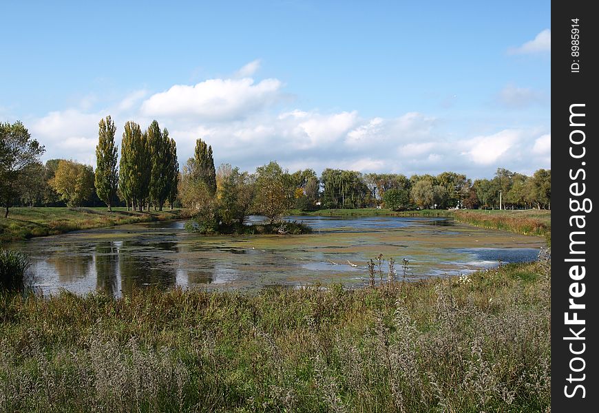 Small lake in area of village Kukuevo