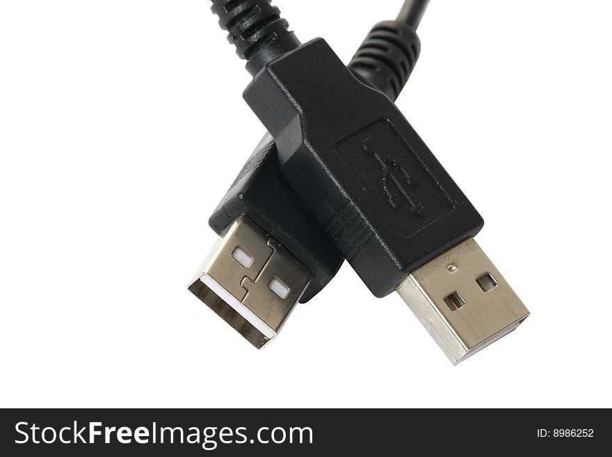 USB isolated on the white background